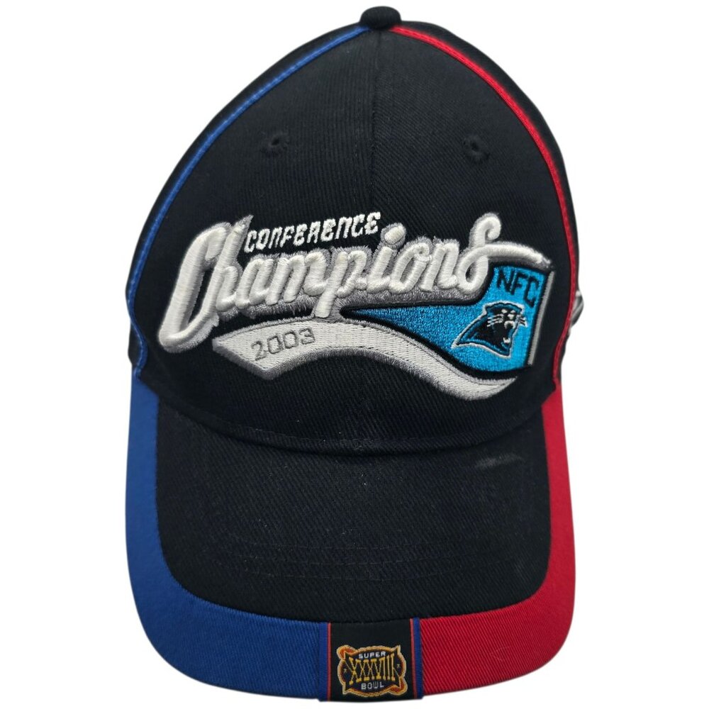Carolina Panthers NFC 2003 Conference Champions Super Bowl XXXVIII Reebok Hat